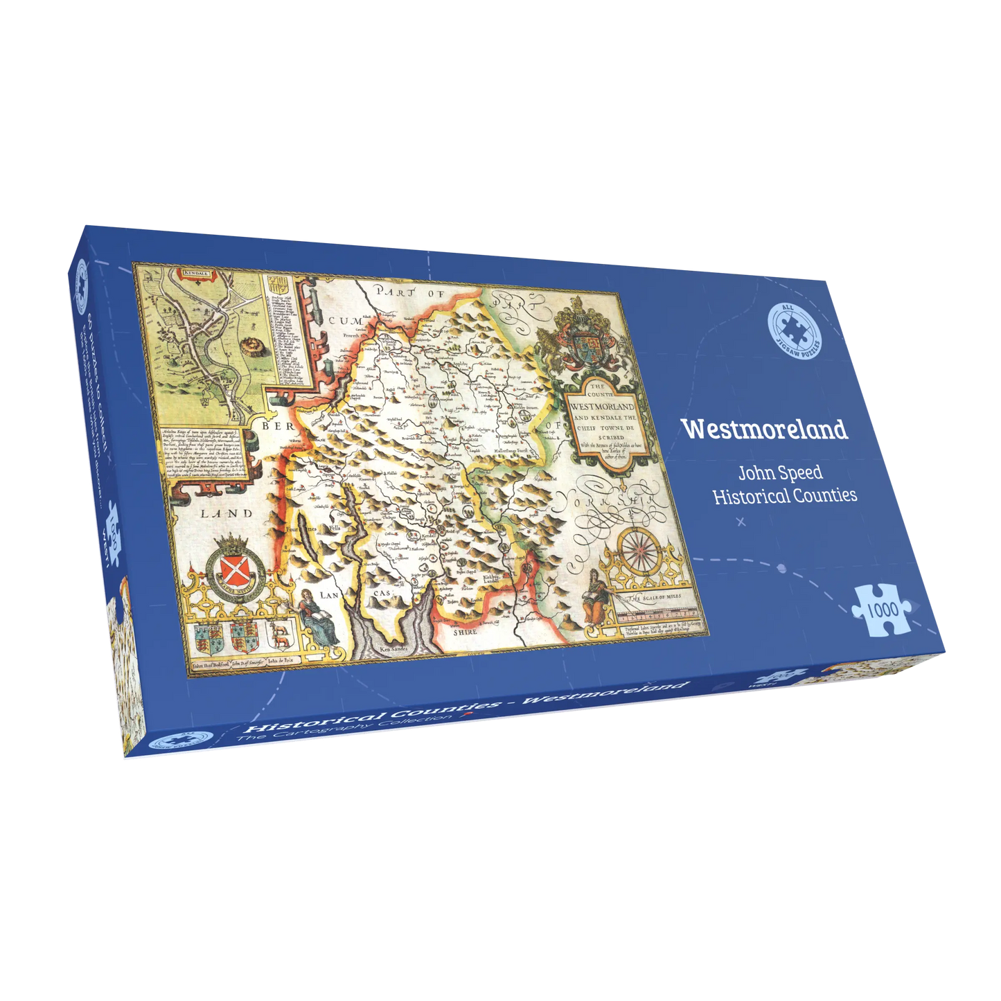 Westmoreland Historical Map 1000 Piece Jigsaw Puzzle (1610)