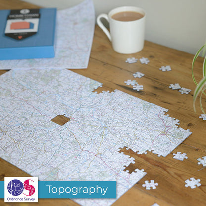 Hometown Personalised UK Map Jigsaw Puzzle