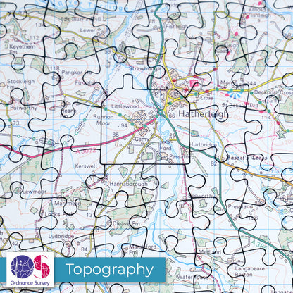Hometown Personalised UK Map Jigsaw Puzzle