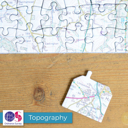 Hometown Personalised UK Map Jigsaw Puzzle