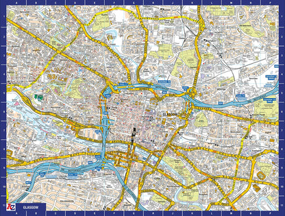 A-Z Map of Glasgow 1000 Piece Jigsaw