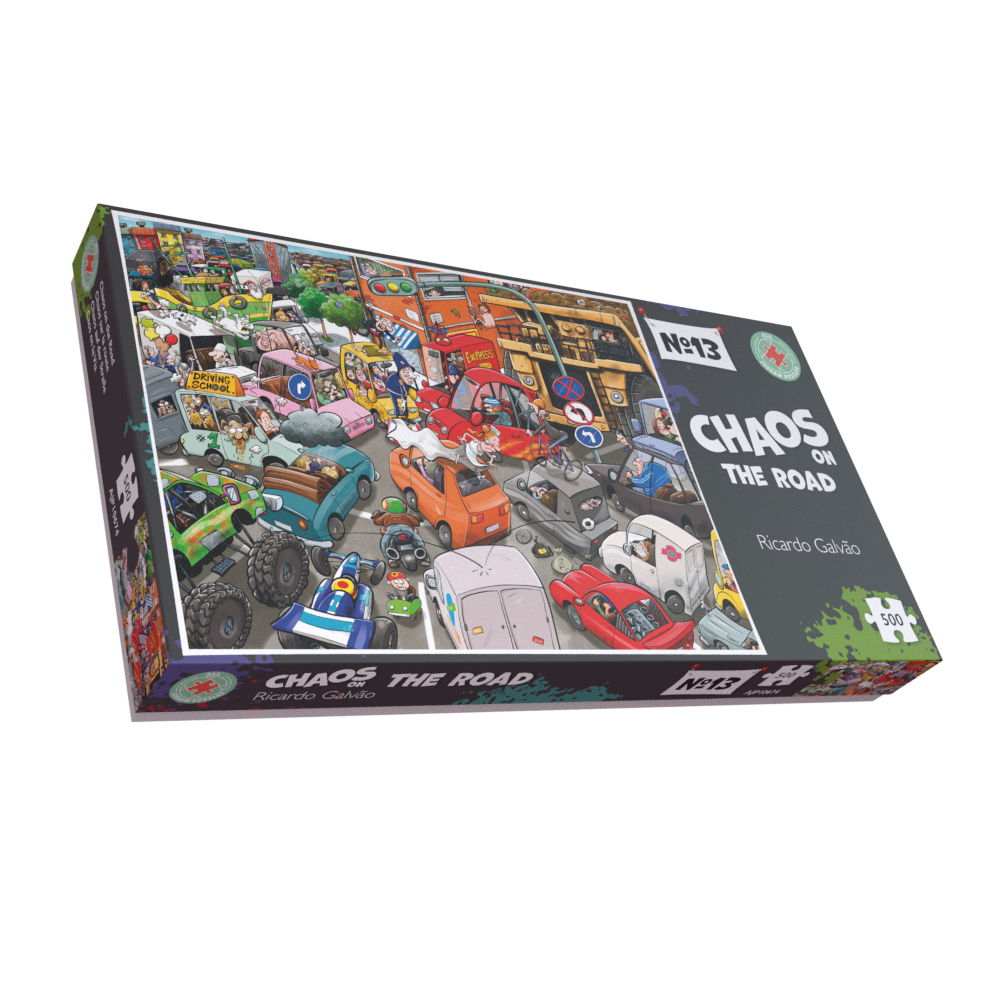 Chaos on the Road - No.13 1000 Piece Jigsaw Puzzle