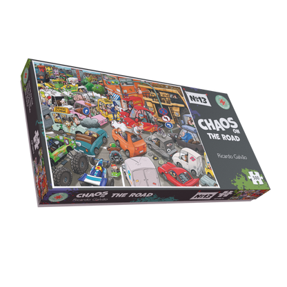 Chaos on the Road - No.13 1000 Piece Jigsaw Puzzle