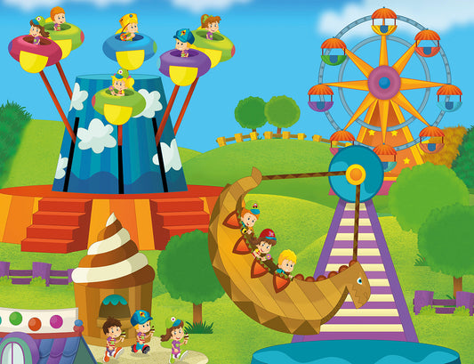 Fun at the Fairground 100 Piece Jigsaw Puzzle