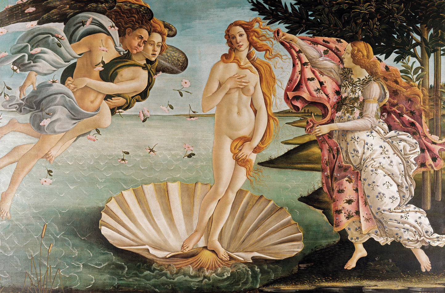 Birth of Venus by Botticelli 300 Piece Wooden Jigsaw Puzzle