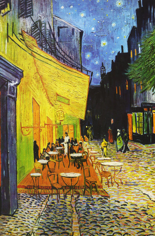 Cafe Terrace at Night  by Van Gogh 300 Piece Wooden Jigsaw Puzzle