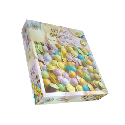 Flying Saucers Retro Sweets Impuzzible No.46 - 1000 Piece Jigsaw Puzzle
