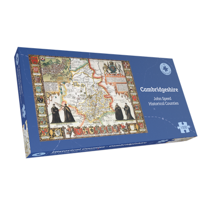Cambridgeshire Historical Map 1000 Piece Jigsaw Puzzle (1610)