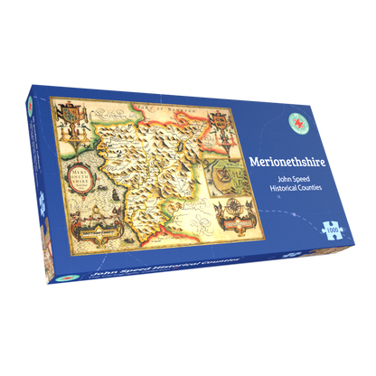 Merionethshire Historical Map 1000 Piece Jigsaw Puzzle (1610)