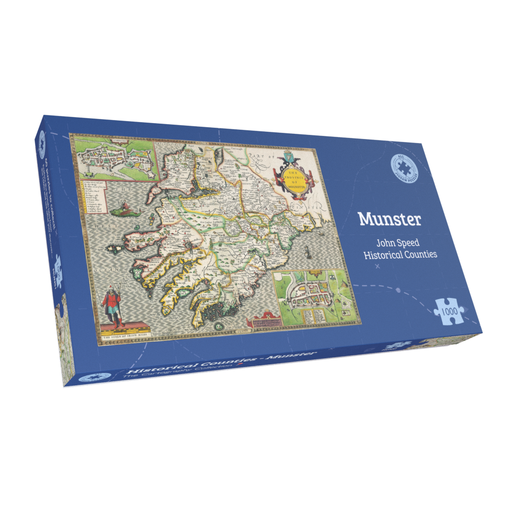 Munster Historical Map 1000 Piece Jigsaw Puzzle (1610)