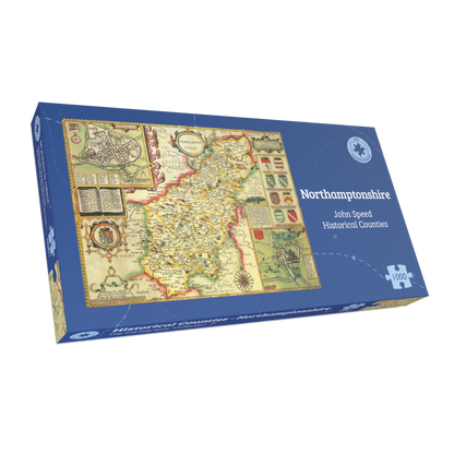 Northamptonshire Historical Map 1000 Piece Jigsaw Puzzle (1610)