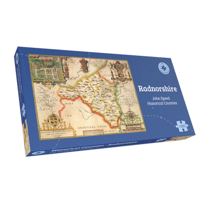 Radnorshire Historical Map 1000 Piece Jigsaw Puzzle (1610)