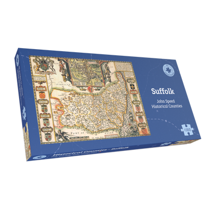 Suffolk Historical Map 1000 Piece Jigsaw Puzzle (1610)