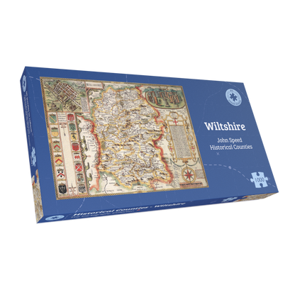 Wiltshire Historical Map 1000 Piece Jigsaw Puzzle (1610)