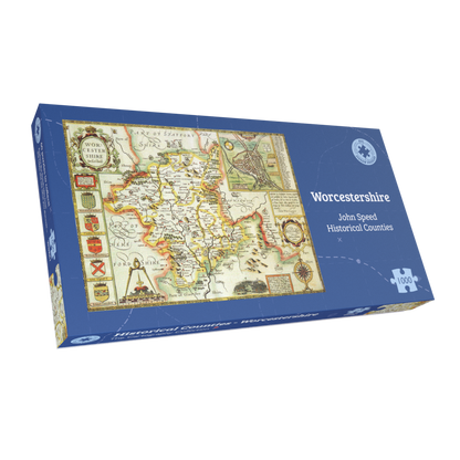 Worcestershire Historical Map 1000 Piece Jigsaw Puzzle (1610)