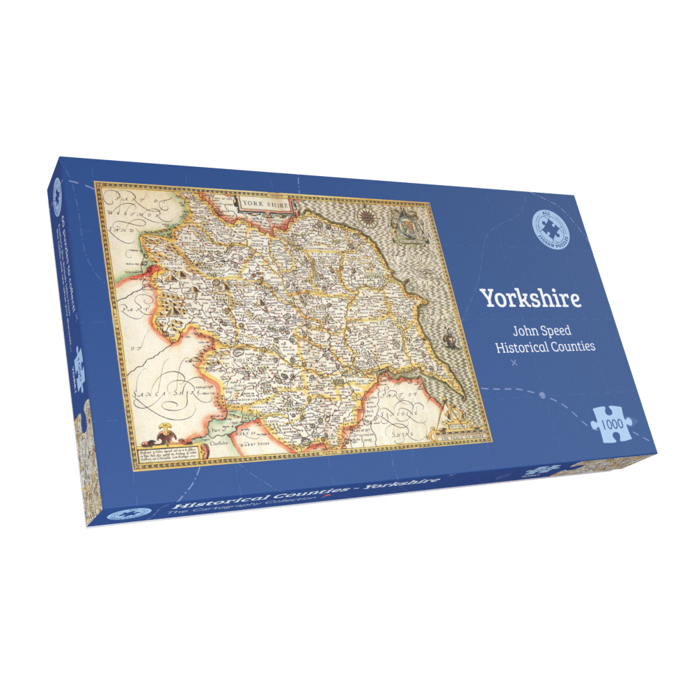 Yorkshire Historical Map 1000 Piece Jigsaw Puzzle (1610)