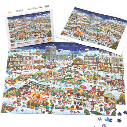 Christmas Market 1000 Piece Jigsaw Puzzle