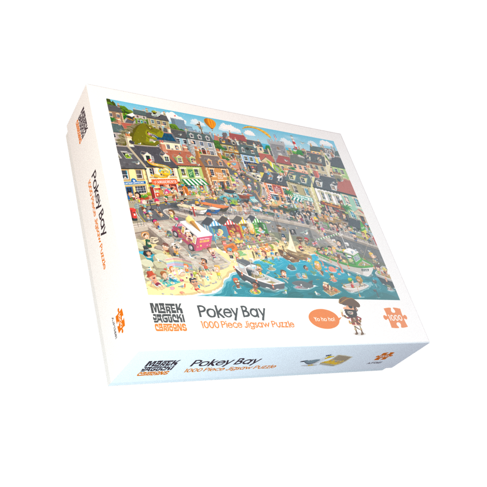 M J Cartoons 3 x 1000 Piece Jigsaw Puzzle Bundle