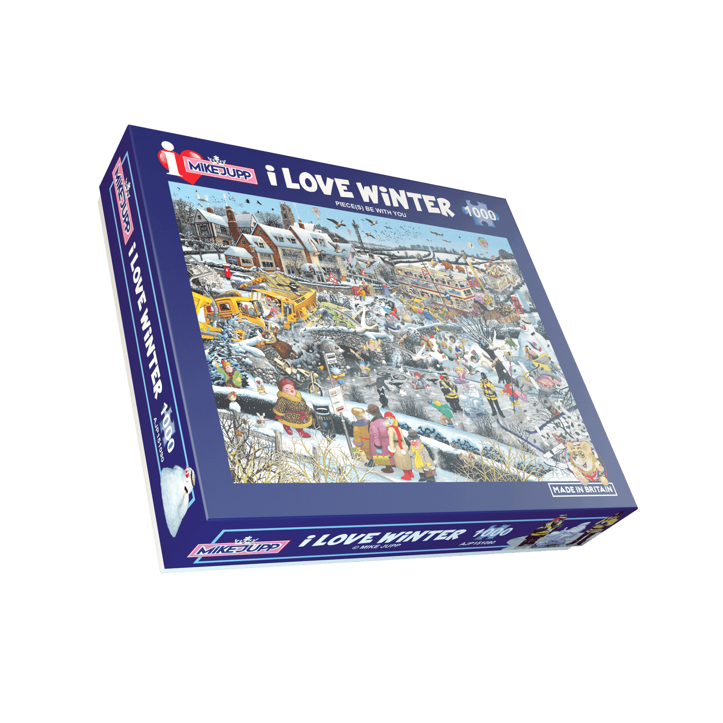 Mike Jupp I Love Winter 1000 Piece Jigsaw Puzzle