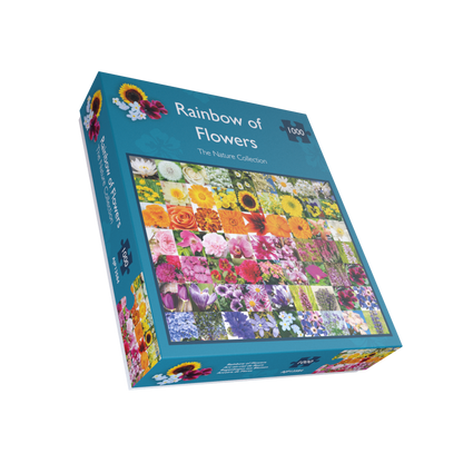 Rainbow Of Flowers 1000 Piece Jigsaw Puzzle