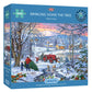 Bringing Home the Tree 1000 Piece Jigsaw Puzzle