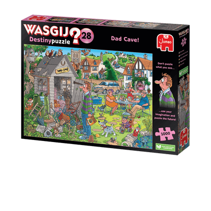 Wasgij Destiny 28 Dad Cave 1000 Piece Jigsaw Puzzle