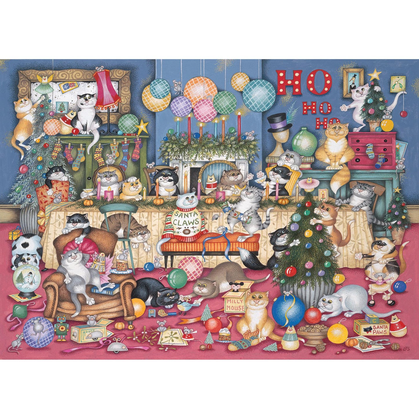 Feline Festivities 1000 Piece Jigsaw Puzzle