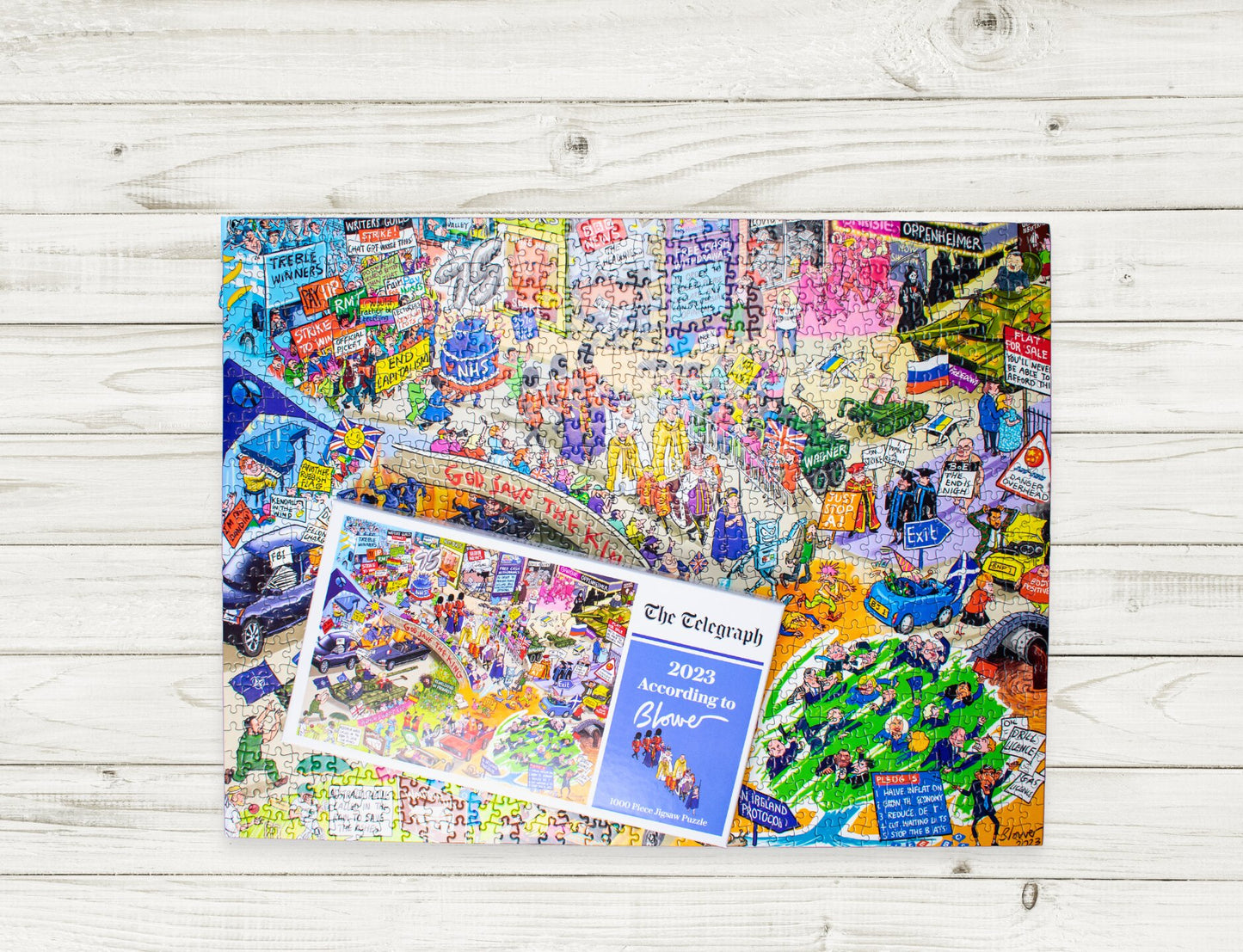 2023 According to Blower 1000 or 300 Piece Jigsaw Puzzle