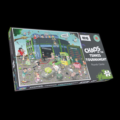 Chaos at the Tennis Tournament 1000 Piece Jigsaw Puzzles - Chaos No.6