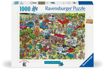 Ray's Comic Series – Holiday Resort No.1 The Campsite 1000 Piece Jigsaw Puzzle