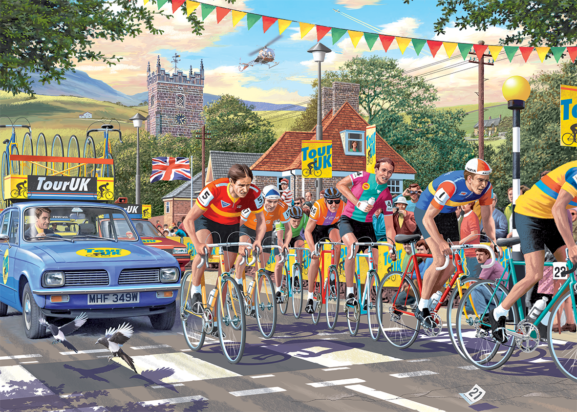 The Bike Race 1000 Piece Jigsaw Puzzle