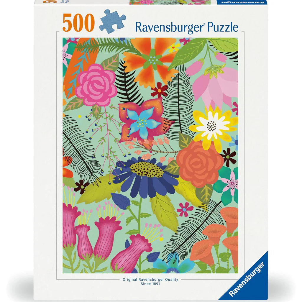 Flower Jungle 500 Piece Jigsaw Puzzle