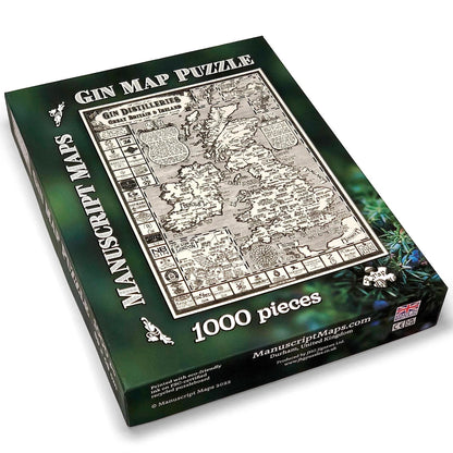 Gin Map 1000 Piece Jigsaw Puzzle