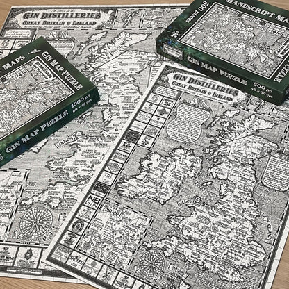 Gin Map 1000 Piece Jigsaw Puzzle