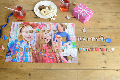 My Photo Memories - Happy Birthday - 300 Piece Wooden Puzzle