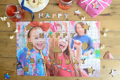 My Photo Memories - Happy Birthday - 300 Piece Wooden Puzzle