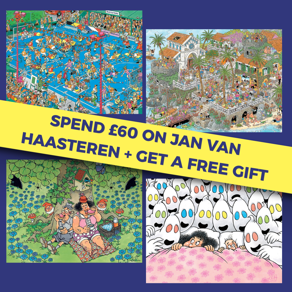 Spend £60 on Jan van Haasteren Puzzles and Get a FREE Gift!