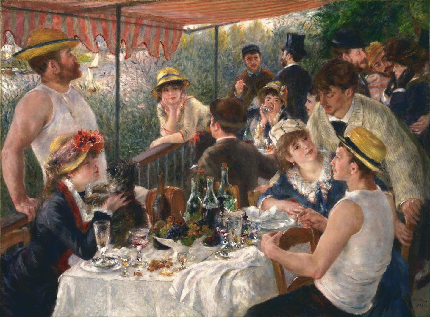 Luncheon of the Boating Party by Pierre-Auguste Renoir 1000 or 500 Piece Jigsaw Puzzle