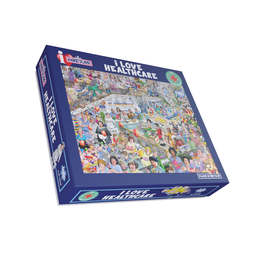 Mike Jupp I Love Healthcare 1000 Piece Jigsaw Puzzle