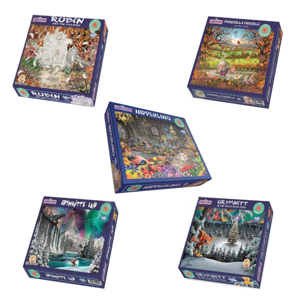 Mike Jupp Wormberry Jam 1000 Piece Jigsaw Bundle