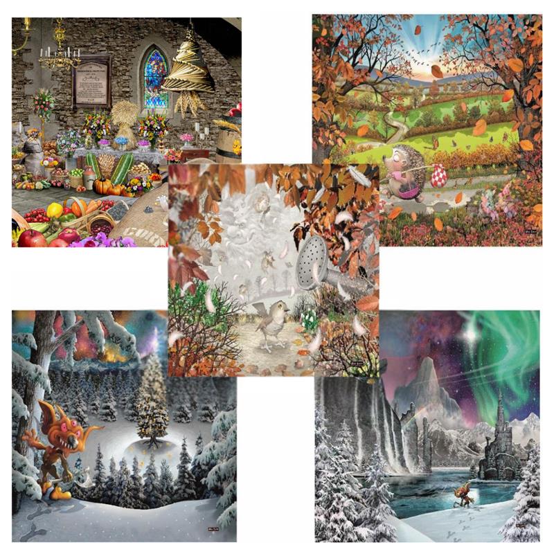 Mike Jupp Wormberry Jam 1000 Piece Jigsaw Bundle