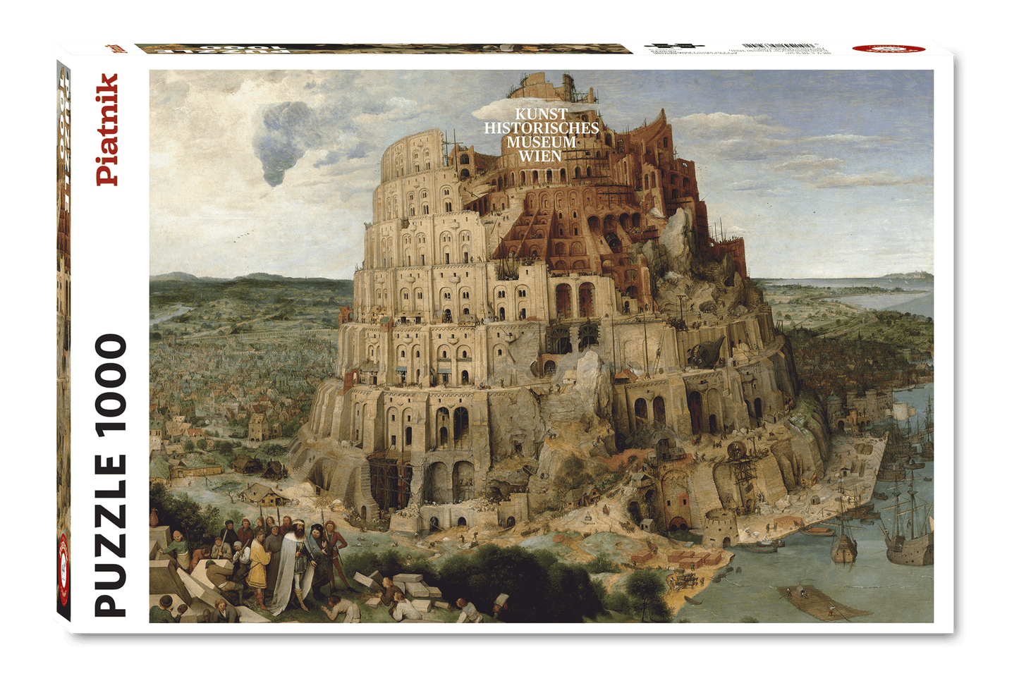 Bruegel - Tower of Babel 1000 Piece Jigsaw Puzzle
