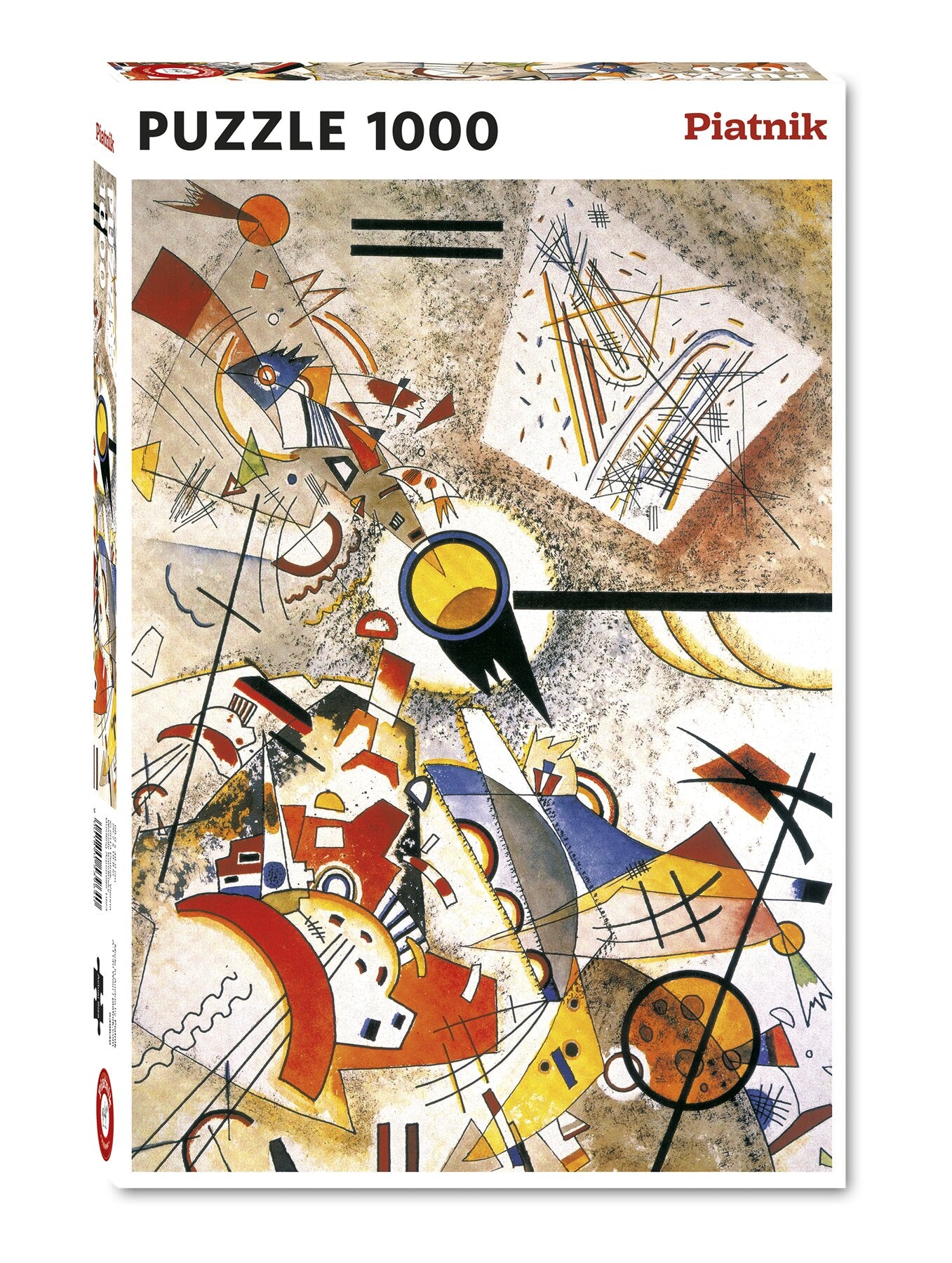Kandinsky - Bustling Aquarelle 1000 Piece Jigsaw Puzzle