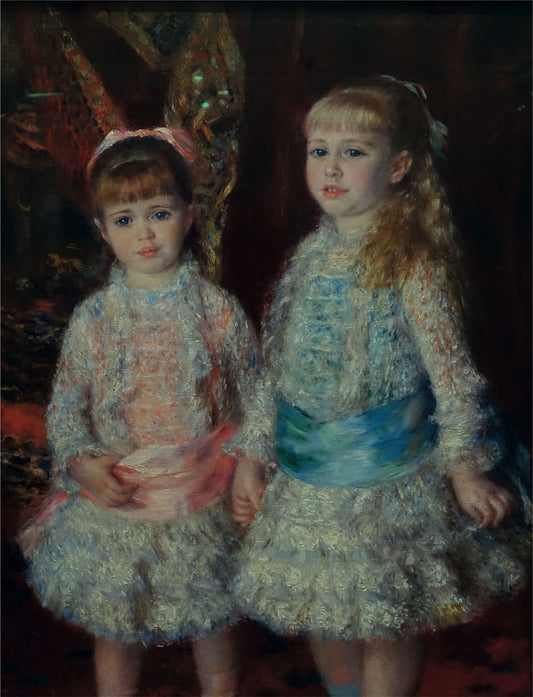Pink and Blue - The Cahen d´Anvers Girls -  Pierre-Auguste Renoir 1000 or 500 Piece Jigsaw Puzzle