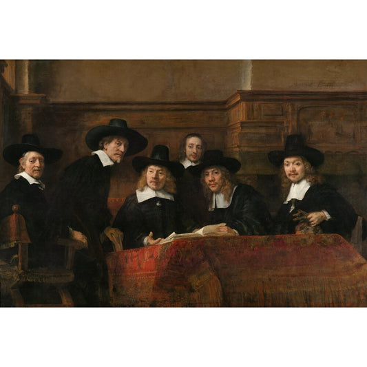 Rembrandt Syndics of the Drapers' Guild 1000 or 500 Piece Jigsaw Puzzle