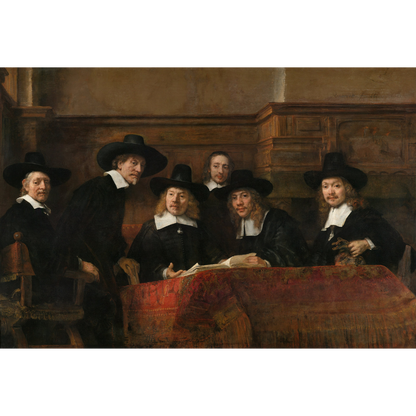 Rembrandt Syndics of the Drapers' Guild 1000 or 500 Piece Jigsaw Puzzle