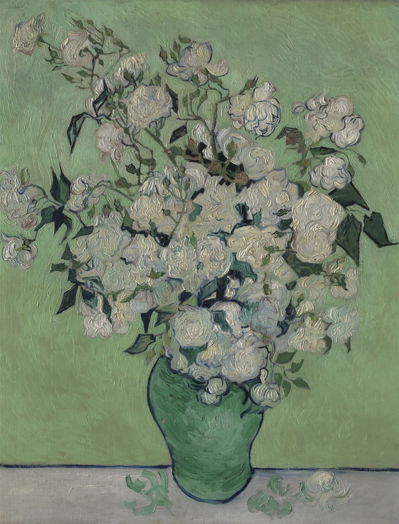Roses by Vincent van Gogh 1000 or 500 Piece Jigsaw Puzzle