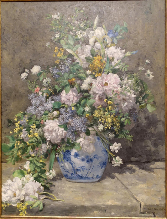 Spring Bouquet by Pierre-Auguste Renoir 1000 or 500 Piece Jigsaw Puzzle