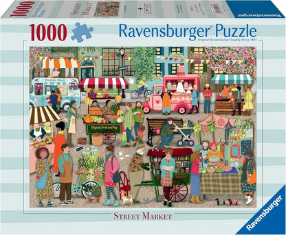 Street Market 1000 Piece Jigsaw Puzzle