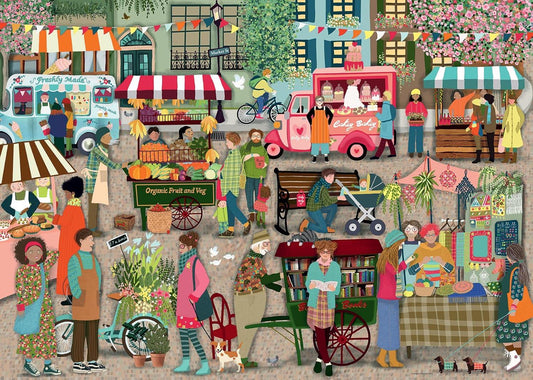 Street Market 1000 Piece Jigsaw Puzzle